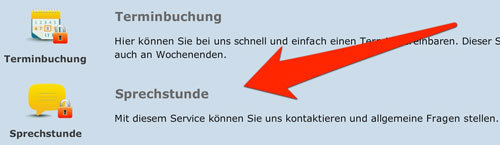Online-Sprechstunde nach Erstuntersuchung